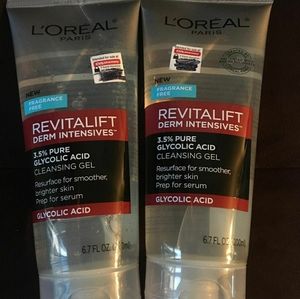 2 loreal cleansing gels new face